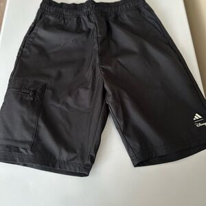 Adidas Black Elastic Waist Shorts